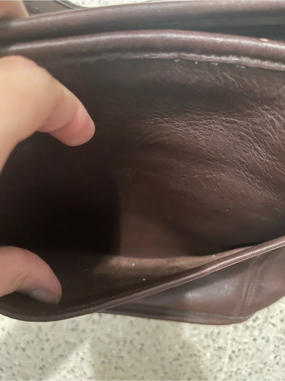 Coach Vintage Legacy 9816 Slim Duffle Mahogany Bag